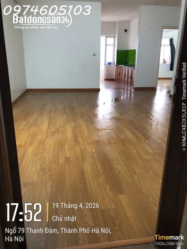 Chính chủ cần cho thuê căn 508B chung cư Riverside Tower 79 Thanh Đàm, Hoàng Mai, HN