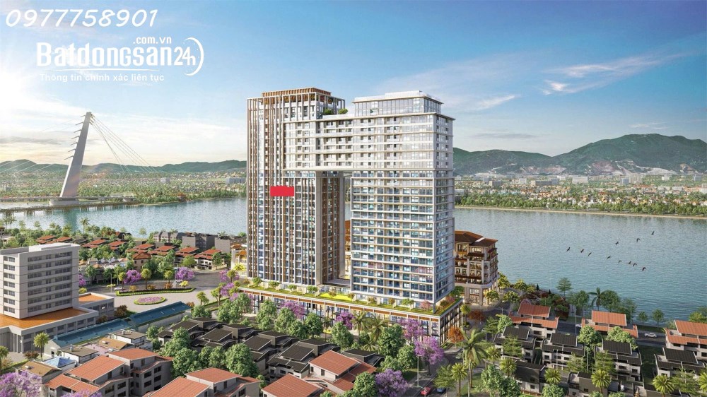 Bán căn Studio 25.8m2 - Sun Ponte tầng cao view đẹp, giá 2 tỷ 750tr, P. An Hải, TP Đà Nẵng