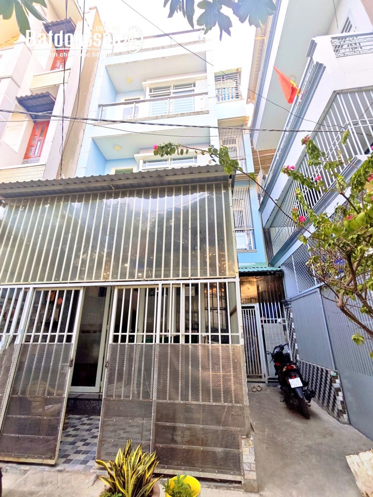 Bán nhà trệt, 2 lầu, sân thượng - 4PN, 53m2, nở hậu, Phường Bình Phú (Quận 6 cũ)