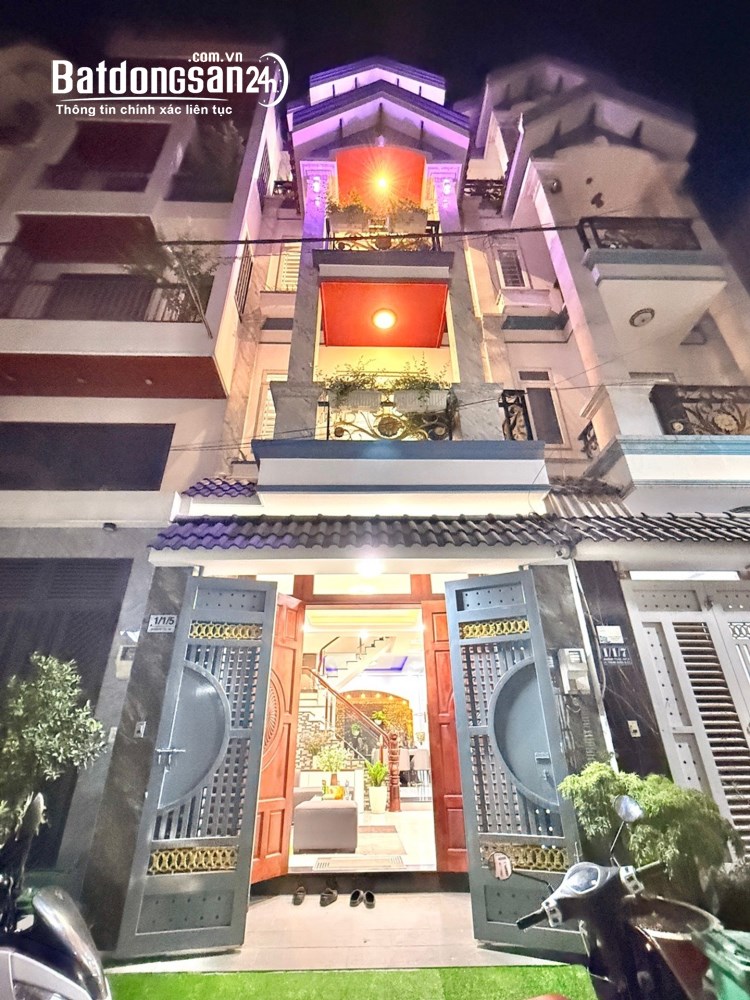 Bán nhà 4 tầng, 53m2, Sổ hồng đẹp, Phường Thới An (Quận 12 cũ), TP Hồ Chí Minh
