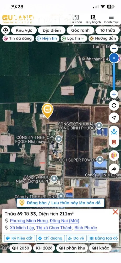 Cắt lỗ bán nhanh lô đất siêu đẹp mặt tiền đường vành đai Becamex Chơn Thành