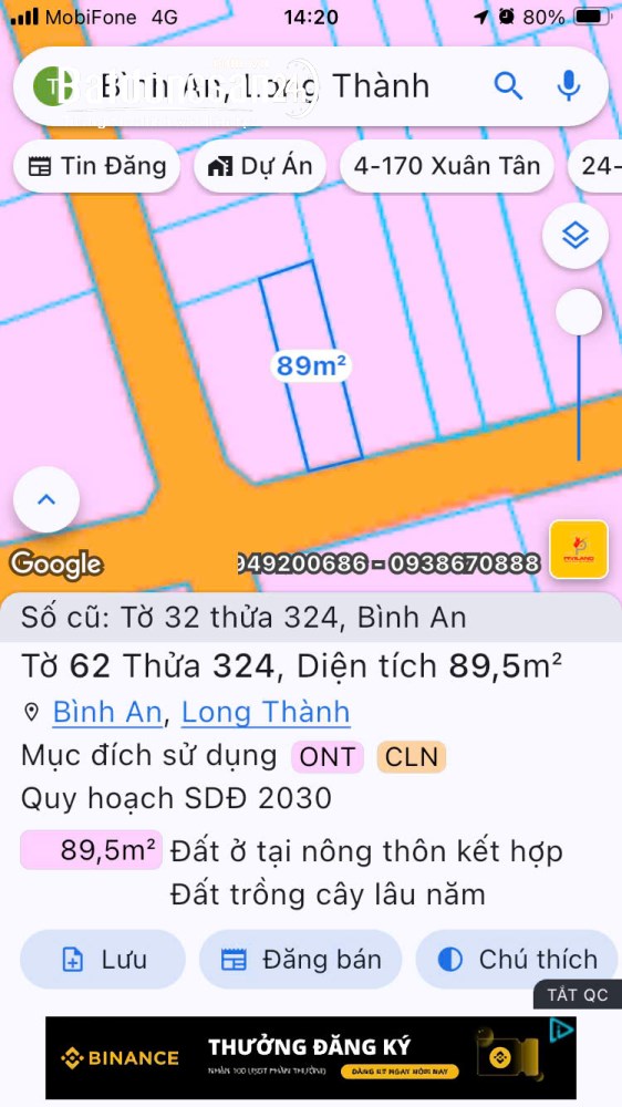 CHỈ 1,25 TỶ – SỞ HỮU ĐẤT GẦN SÂN BAY LONG THÀNH – HIẾM CÓ KHÓ TÌM