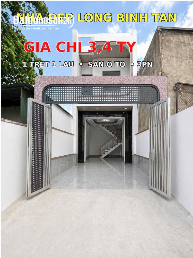 Bán nhà 4 x 20m, Sổ hồng riêng thổ cư, có hoàn công nhà trên sổ, P. Biên Hòa, Đồng Nai
