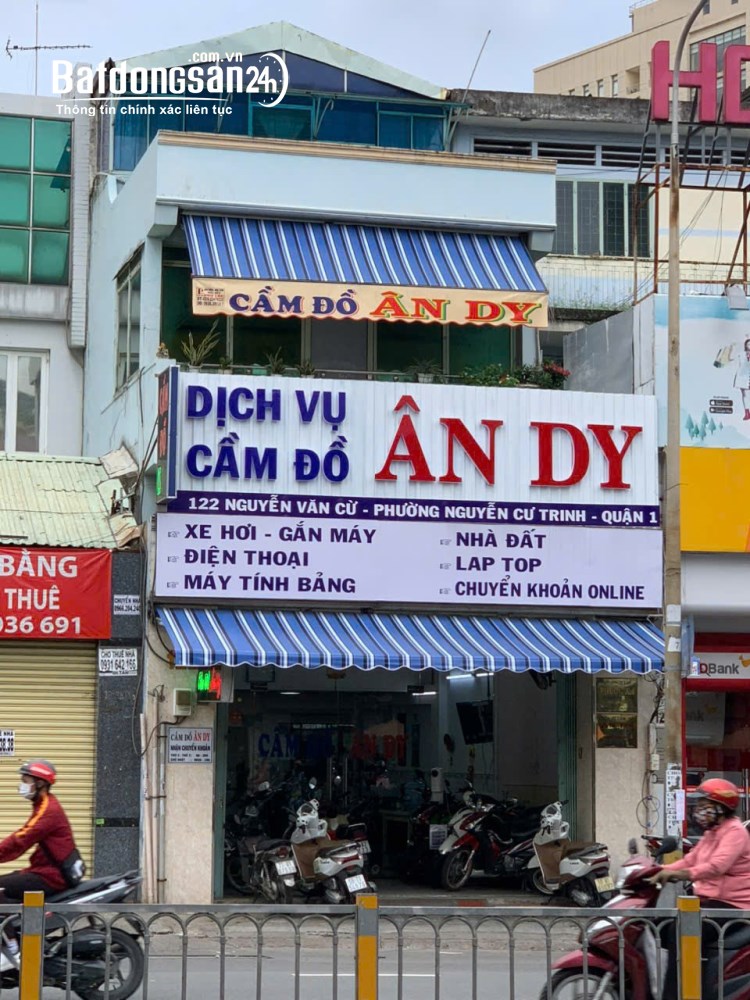 Bán nhà MT 122 Nguyễn Văn Cừ Q1 vị trí siêu đẹp tiện kinh doanh