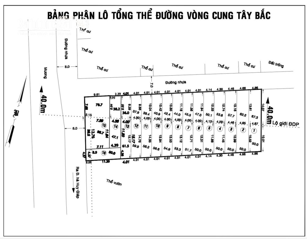 CHUYỂN NHƯỢNG LÔ GÓC ĐẸP. MT ĐƯỜNG 40M. 6 LÀN XE, P.Thới An (Quận 12 cũ)