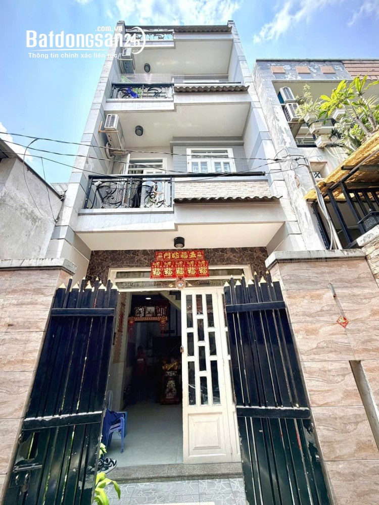 NHÀ 40M2, 4 TẦNG, 4PN, 3WC, SÂN THƯỢNG, SHR, NHỈNH 4 TỶ, P. Bình Tân, TP. HCM.