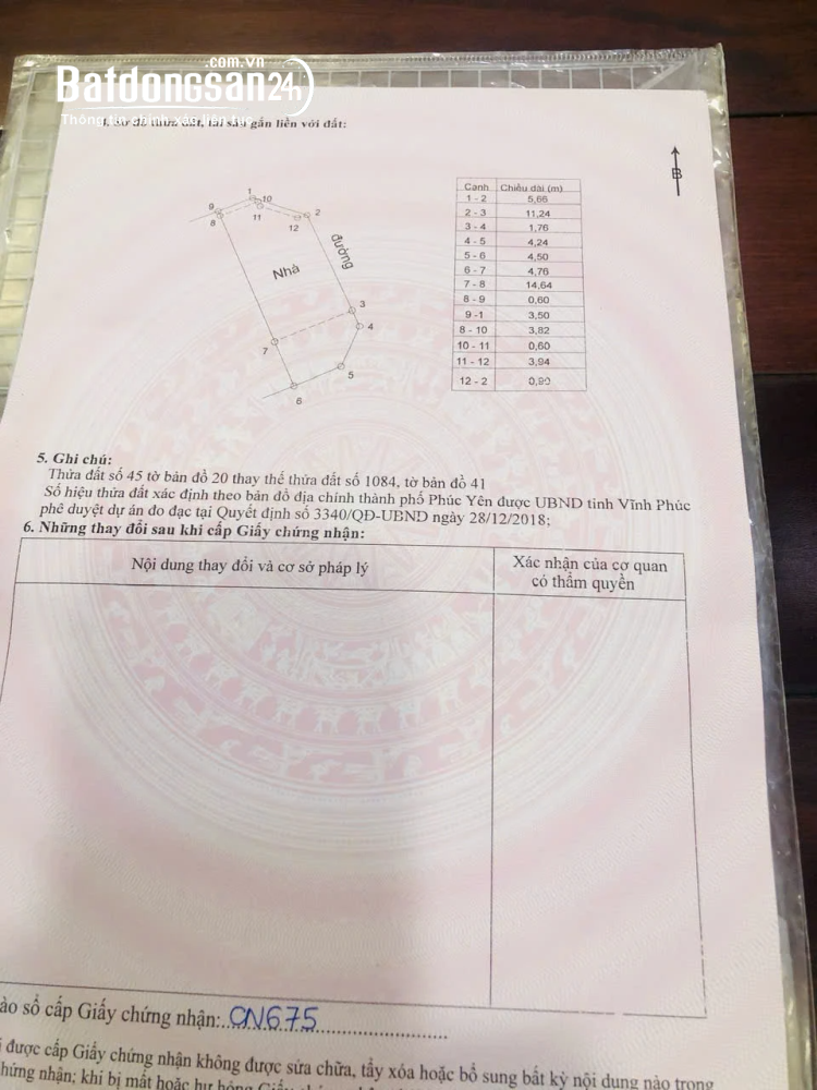 Bán nhà mặt tiền 7m, full thổ cư, giá 10.8 tỷ tại Phúc Yên - Phú Thọ