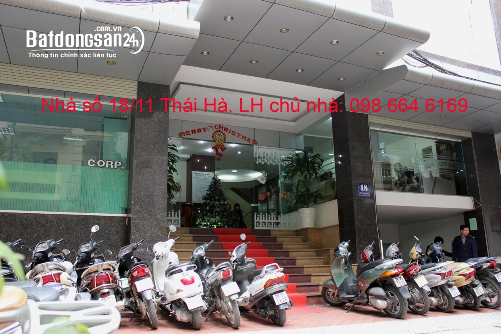 Cho thuê văn phòng 36m2 tại số 18/11 Phố Thái Hà, P. Đống Đa, TP Hà Nội - Giá 10 triệu