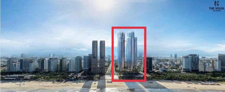 Bán căn hộ biển The Soliel Đà Nẵng, 55,13m2, giá 4.2 tỷ, view biển Mỹ Khê, P. An Hải,TP Đà Nẵng