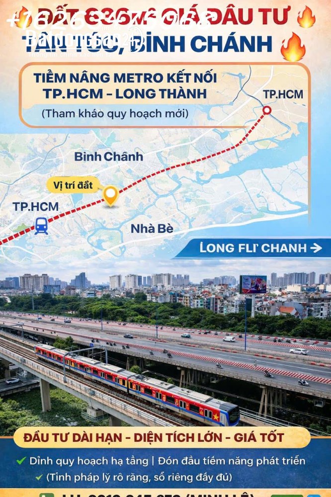 🔥 ĐẤT 636m² TÂN TÚC – BÌNH CHÁNH | DIỆN TÍCH LỚN | TIỀM NĂNG HẠ TẦNG