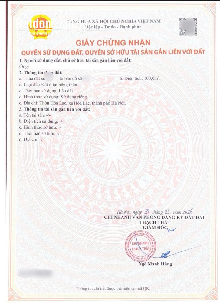 Bán đất nền phân lô 125m2, MT 8m, 40tr/m2, Quốc lộ 21, Xã Hòa Lạc (H Thạch Thất cũ), TP Hà Nội