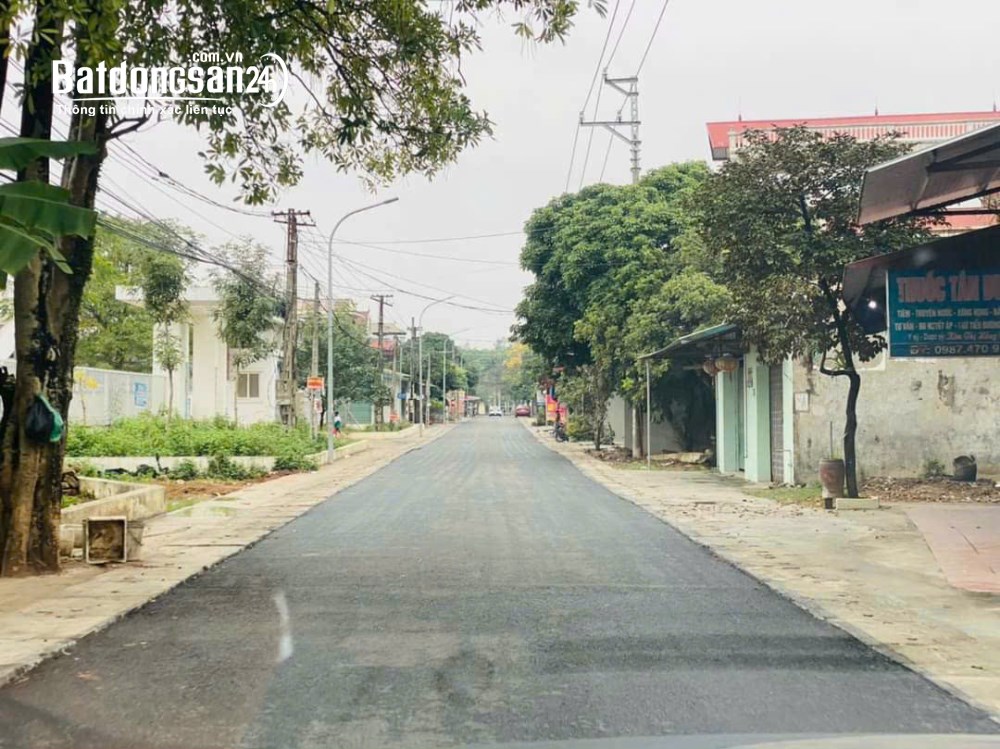 Đất 125m² full thổ cư, mặt tiền 5m, trục chính kinh doanh – Hòa Lạc