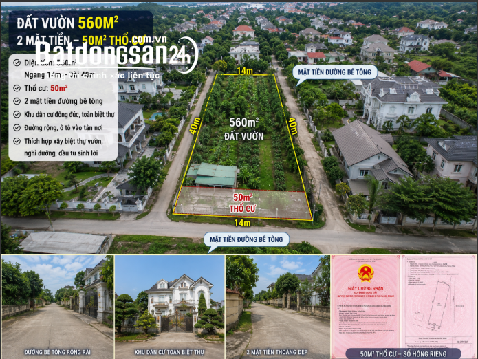 Chính chủ bán 560m2 đất Thái Mỹ/Củ Chi - Lô góc 2 mt đường bê tông, giá chỉ 1.2 tỷ 