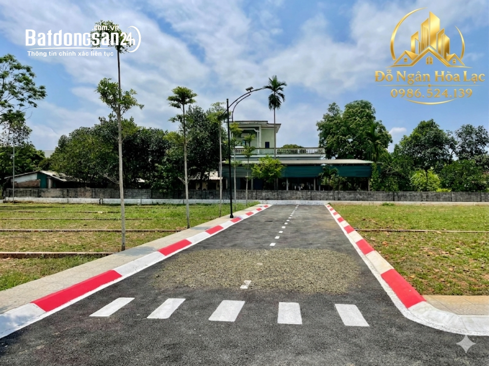 ĐẦU TƯ THÔNG MINH – LÔ GÓC 2 MẶT TIỀN SÁT VÁCH CNC HÒA LẠC – CHỈ 3 TỶ