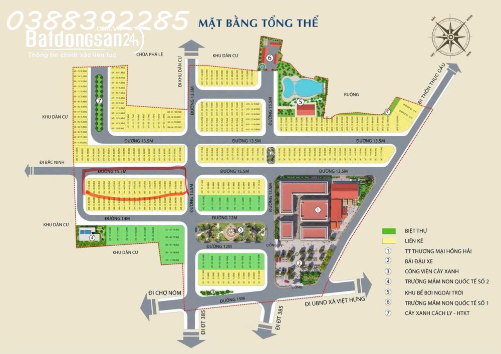 Đất Nền Dự Án – DT 80m² – Trục Đường Chính 8.5m, giá 47tr/m2, Xã Đại Đồng, Hưng Yên