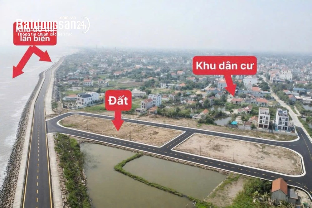 Chỉ 1,3 tỷ sở hữu lô đất sát biển Ninh Cơ - 100m2 Full thổ cư - Vị trí đối diện bãi tắm, Tỉnh Ninh 