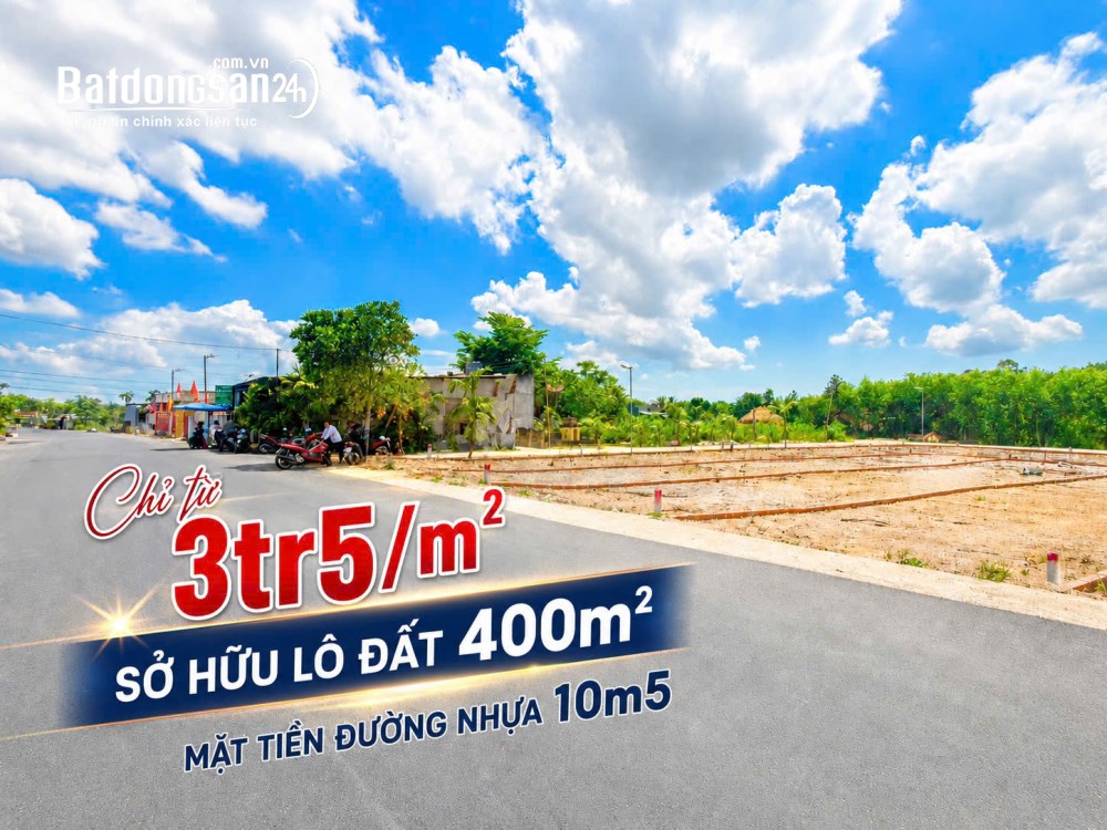 Bán đất mt đường nhựa lớn tại Quế Sơn - DT đến 400m2 - Phù hợp kinh doanh, TP Đà Nẵng