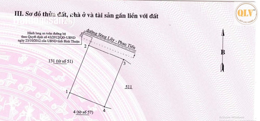 BÁN ĐẤT CÔNG NGHIỆP – SÔNG LŨY, BẮC BÌNH, BÌNH THUẬN – 19.994m²