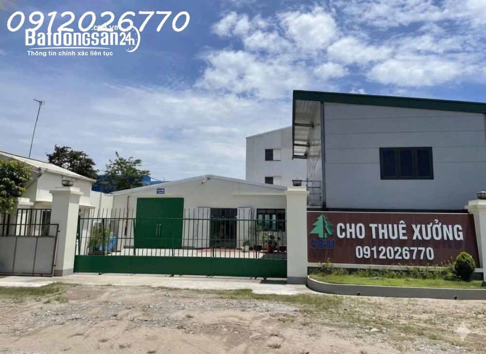 Cho thuê kho xưởng 3 tầng diện tích sàn 3500m2 khu công nghiệp Gia lộc TP. Hải Phòng