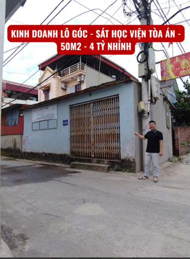 BÁNH NHANH LÔ GÓC KD – SÁT HỌC VIỆN TÒA ÁN, 50M2, NHỈNH 4 TỶ, Xã Thuận An, Hà Nội