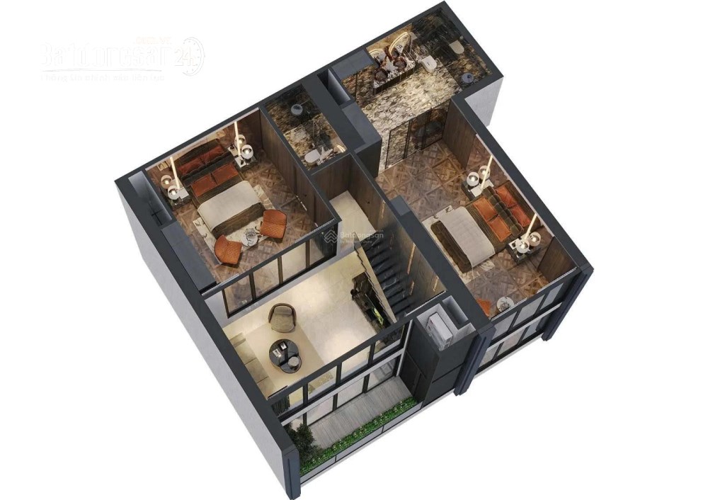 Siêu phẩm căn Duplex tầng trung (3PN+4WC) Noble Crystal,Tây Hồ, TP Hà Nội.