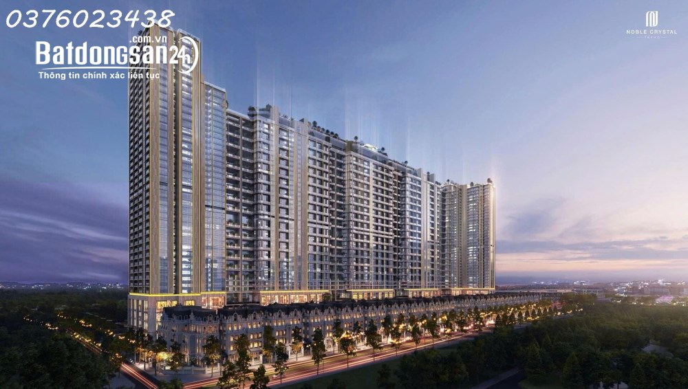 Siêu phẩm căn Duplex tầng trung (3PN+4WC) Noble Crystal,Tây Hồ, TP Hà Nội.