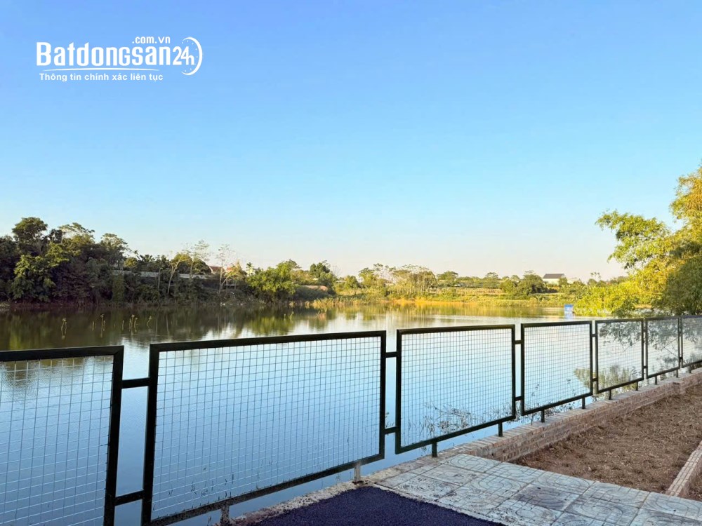 ĐẤT NGHỈ DƯỠNG VIEW HỒ Tại Hòa Thạch Chỉ Cần 2 Tỷ Bán Gấp Trong Tuần Có Bank Hỗ Trợ