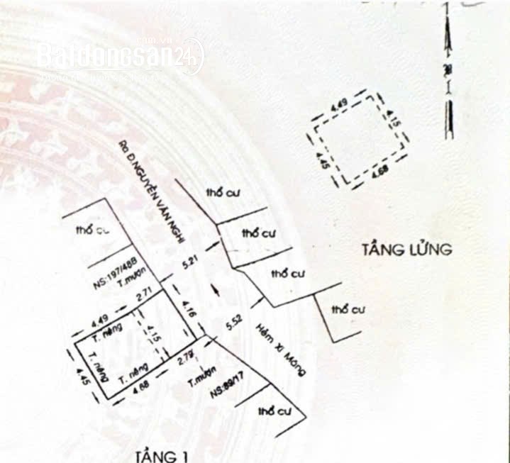 Bán nhà 36m2, giá 4,8 tỷ, P.  An Hội Đông (Q Gò Vấp cũ), TP Hồ Chí Minh