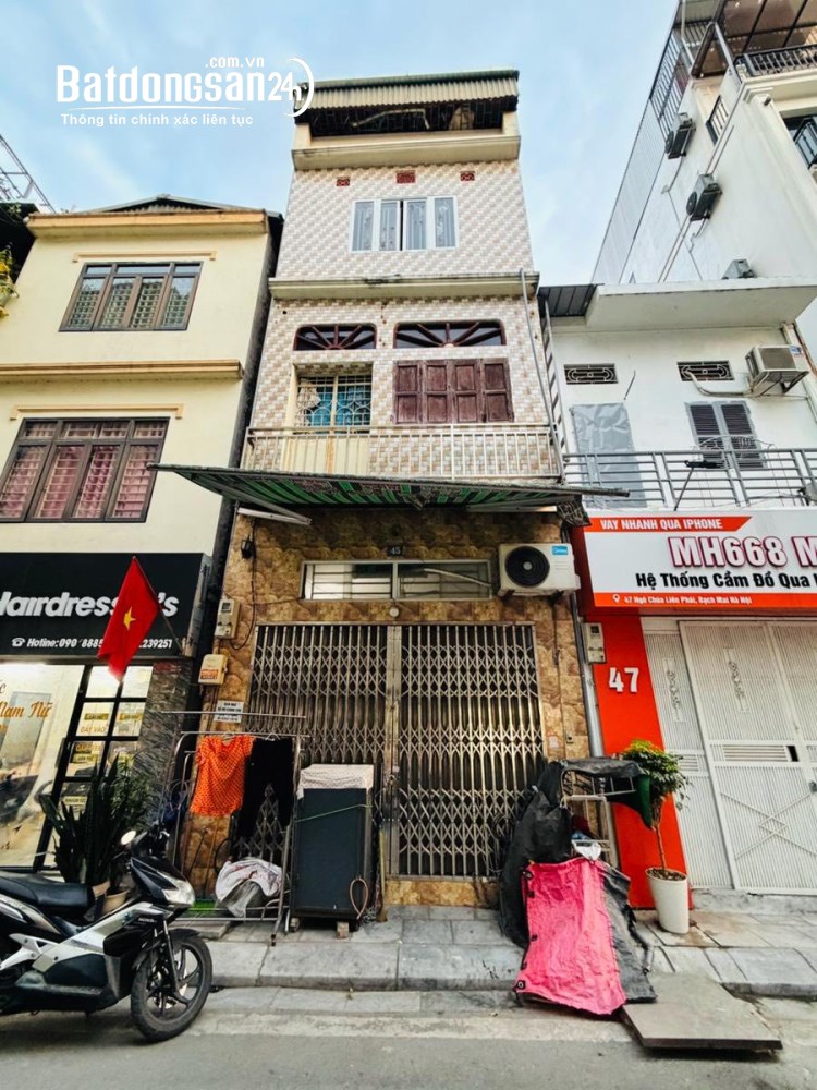 Nhà phố Bạch Mai, Hai bà Trưng 36m2, 4 tầng, mt 4.5m, Giá 15.2 tỷ.