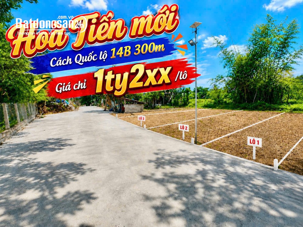 3 LÔ LIỀN KỀ HÒA TIẾN MỚI – CÁCH QL14B CHỈ 300M – GIÁ TỪ 1 TỶ 2XX, TP Đà Nẵng