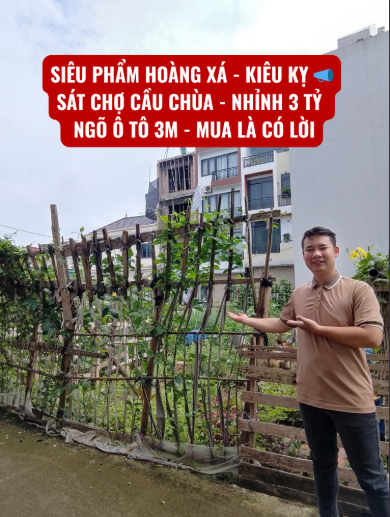 Siêu Phẩm Hoàng Xá – Kiêu Kỵ/Gia Lâm – Sát Chợ Cầu Chùa – Ô Tô Tận Đất – Chỉ 3.3 Tỷ.