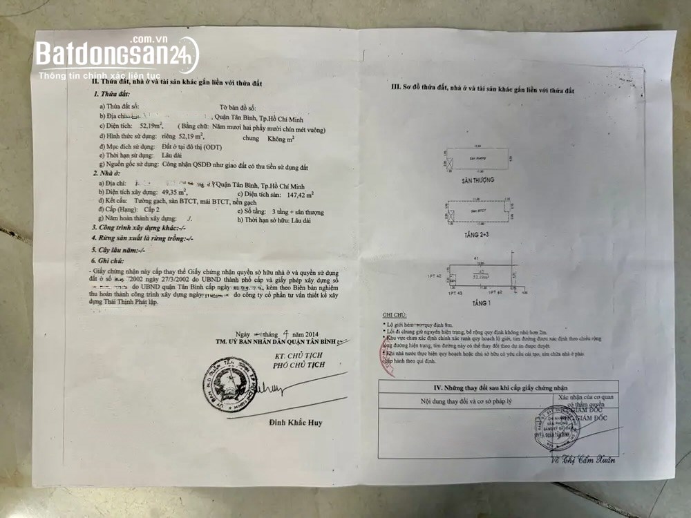 Nhà sàn rộng thông suốt 52m2, giá 8 tỷ, HXH thẳng 1 trục - kết cấu chắc chắn, Q Tân Bình cũ.