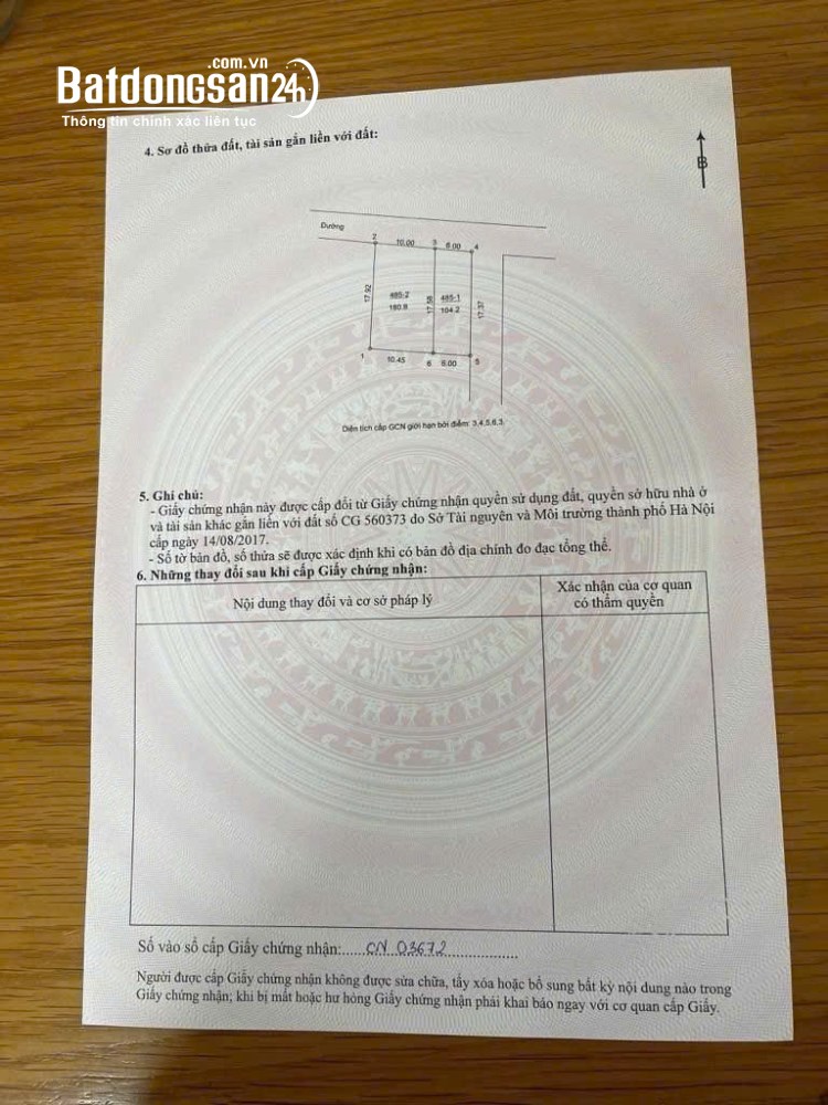 Bán nhà lô góc 104m2, 2 tầng, full thổ cư, sẵn vào ở, thôn Yên Vinh- Thanh Lâm- Mê Linh.