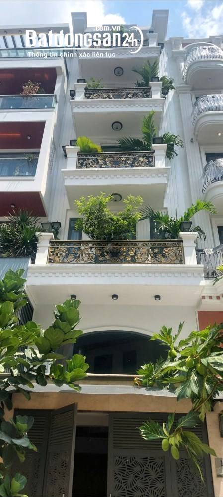 NHÀ 6 TẦNG, 486M2, XE HƠI ĐỔ CỬA, THANG MÁY - Ở NGAY - GẦN CHỢ AN NHƠN - GÒ VẤP