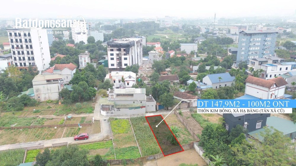 Bán đất giá rẻ hơn thị trường 30%, chỉ 30 tr/m2, cách CNC 1km, Xã Hạ Bằng, TP Hà Nội.