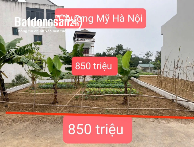 Đất Trục Xuân Mai – Đường To 3 Ô Tô Tránh – Full Thổ Cư – Giá Chỉ 850 Triệu