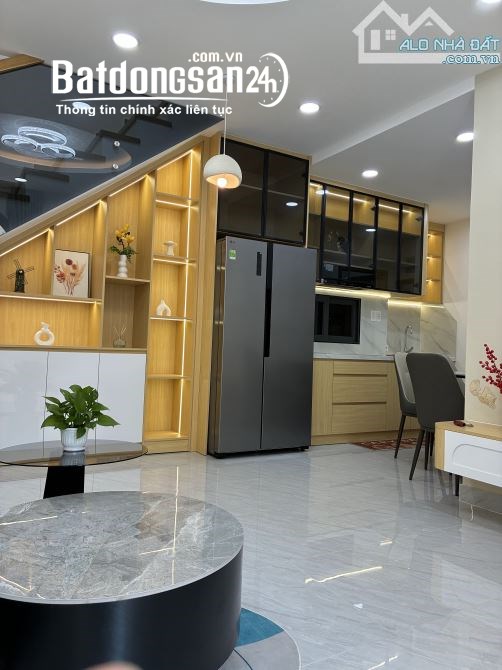 NHÀ MỚI FULL NỘI THẤT PHAN VĂN TRỊ, P. BÌNH LỢI TRUNG, 44M2, 6.65 TỶ