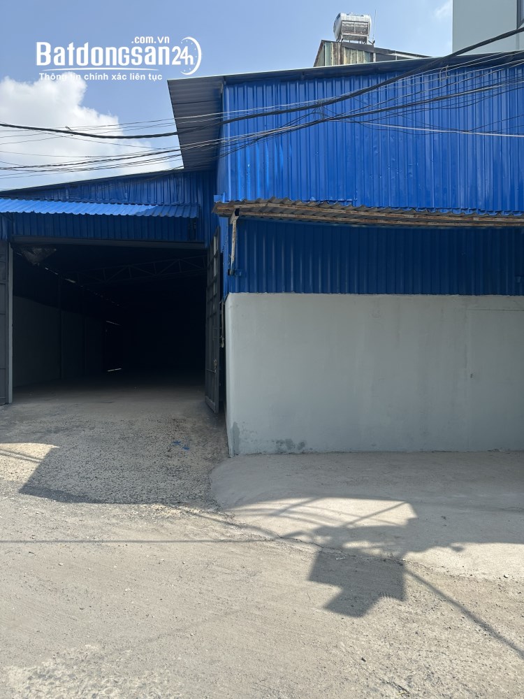 CHO THUÊ KHO / XƯỞNG ĐẸP 250M2 – P. BÌNH TRỊ ĐÔNG, BÌNH TÂN, TP.HCM.