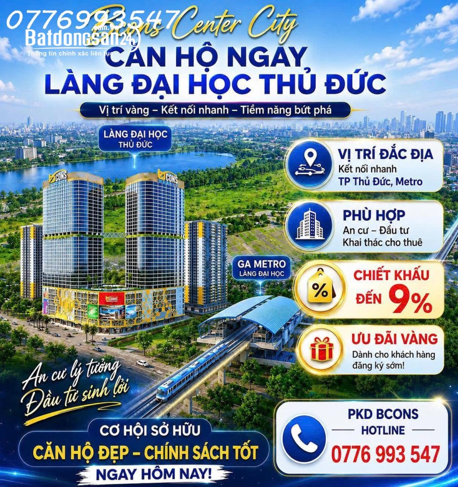Chỉ Từ 150 Triệu Đồng Sở Hữu Ngay Căn Hộ 2 Phòng Ngủ Trung Tâm Đông Hòa, TP.HCM