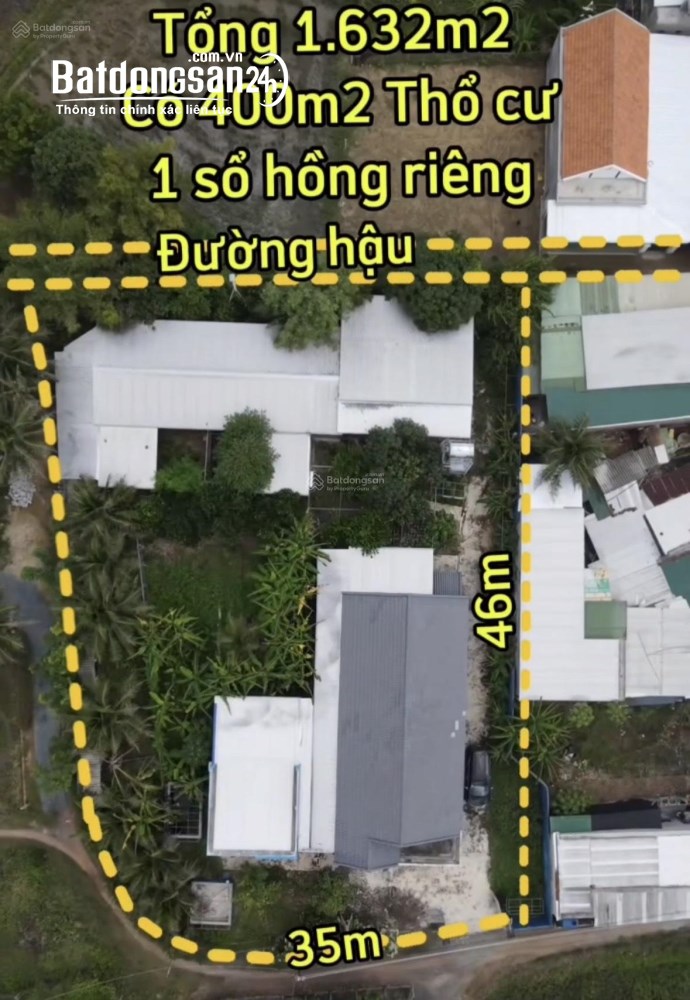 Nhà Vườn 1.632m², Ninh Hòa/Khánh Hòa, 3 Thoáng, 3 Nhà Riêng Biệt, Phù Hợp Nghỉ Dưỡng Và KD.