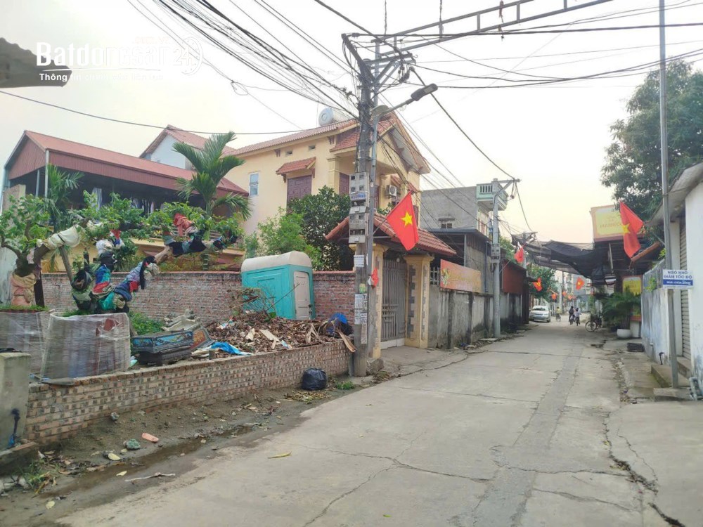ĐẤT PHÚ HỮU – THANH LÂM, MÊ LINH -128M² - MẶT TIỀN RỘNG - ĐƯỜNG 9M.
