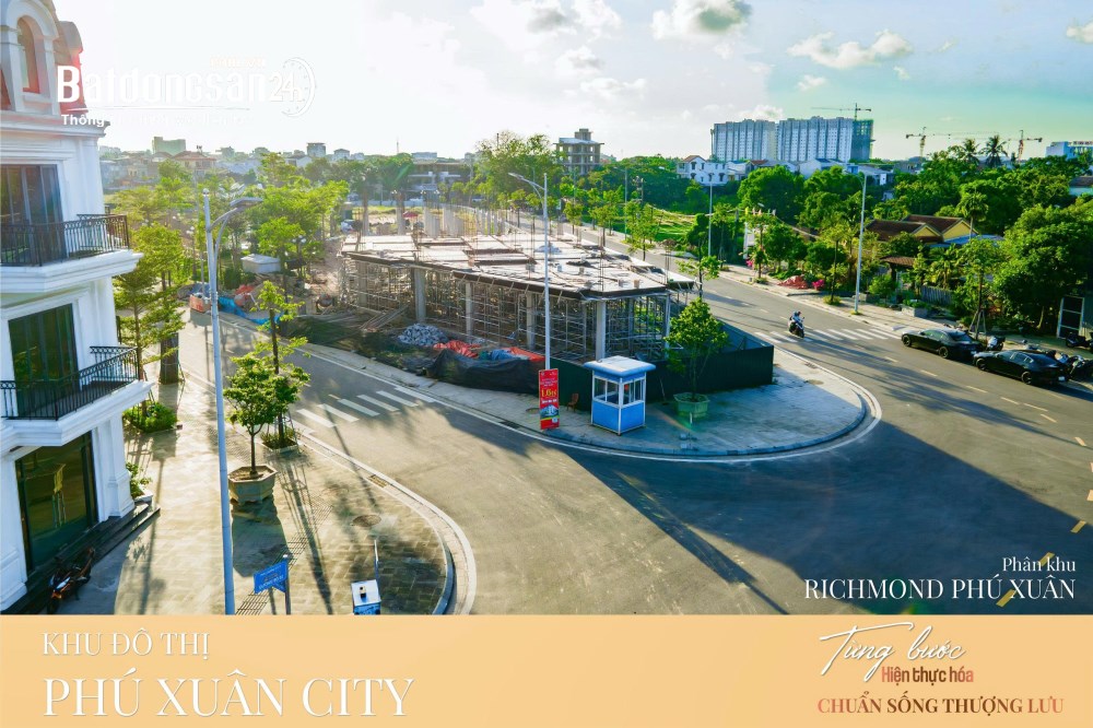 RICHMOND PHÚ XUÂN SHOPHOUSE 4 TẦNG TẠI HUẾ 