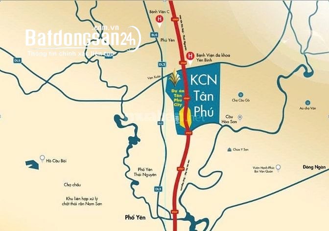 Đất nền Phổ Yên Thái Nguyên – Gần KCN Tân Phú – Sát cao tốc HN–TN – Đón sóng tăng trưởng.