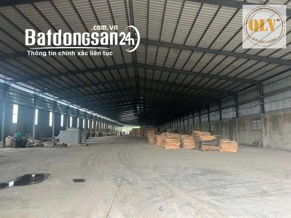 Bán nhà xưởng tại Bàu Bàng - Bình Dương, 6.136m2, có trạm điện 560 KVA, PCCC tự động.