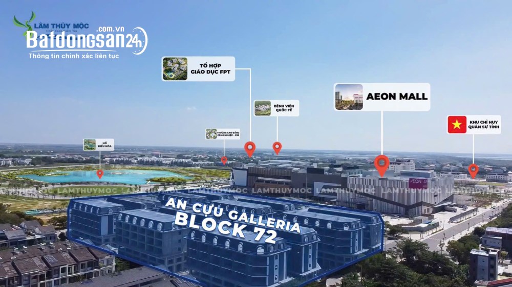 Bán Shophouse An Cựu Galleria Huế đối diện AEON Mall, thanh toán 15% nhận nhà ngay.
