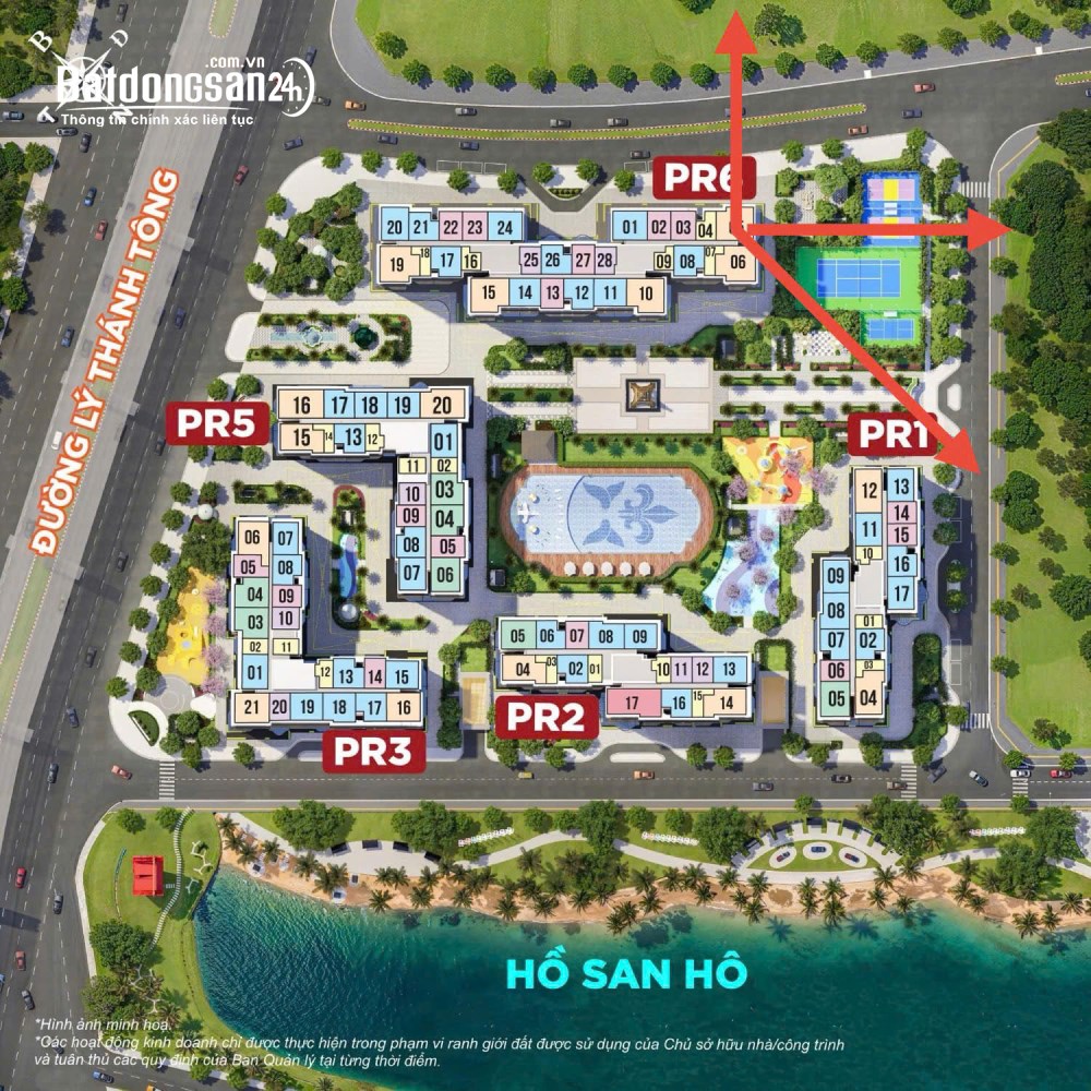 Căn hộ 3PN tòa PR6 phân khu The Paris Vinhomes Ocean Park 1, căn góc, 2 thoáng, giá 6.62 tỷ.