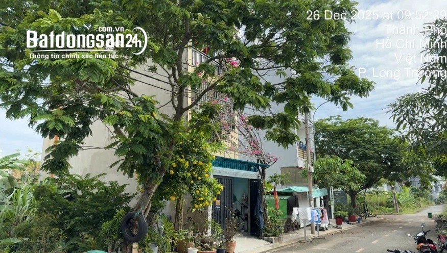Bán đất KDC Sông Ông Nhiêu, đường số 1, Long Trường, TP. Thủ Đức – 52m², giá 3.7 tỷ.