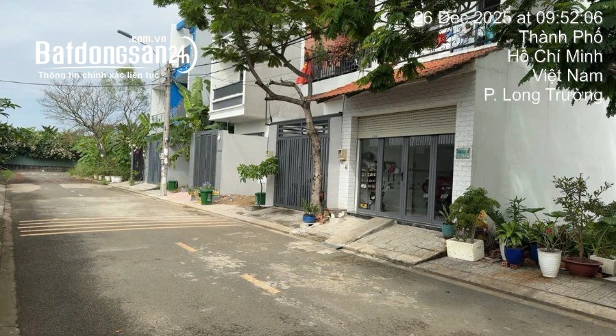 Bán đất KDC Sông Ông Nhiêu, đường số 1, Long Trường, TP. Thủ Đức – 52m², giá 3.7 tỷ.