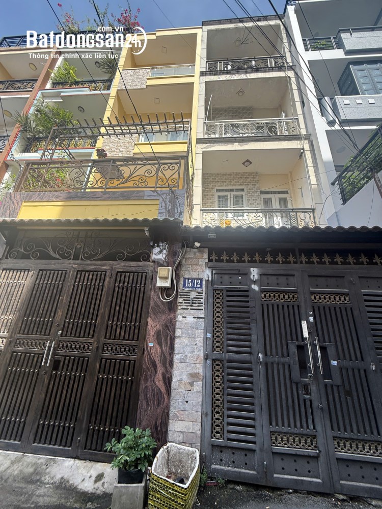 Bán nhà mặt tiền hẻm Lê Văn Huân, P.13, Tân Bình – 64m² – 4 lầu, đang có dòng tiền 20 tr/th