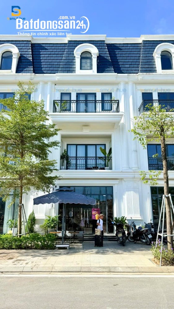 Bán nhà phố 2 mặt tiền tại KĐT Phú Xuân City, TP. Huế – 132m² – 264m² – Thang máy.